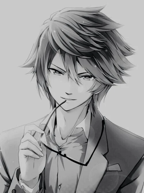 99 Ảnh Anime boy đen trắng đẹp trai nhất
