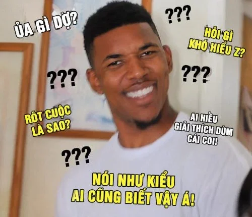 Meme anh da đen thắc mắc – Khoảnh khắc hoang mang siêu hài