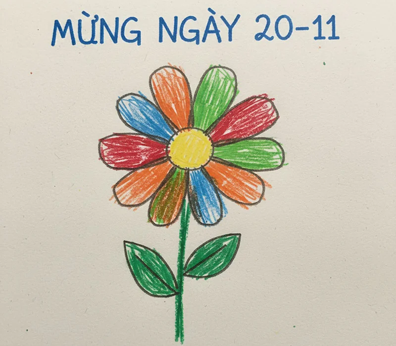 20+ ý tưởng vẽ tranh 20-11 đơn giản mà đẹp theo chủ đề