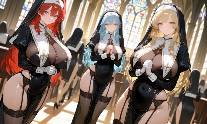 hentai nữ tu — ảnh 7