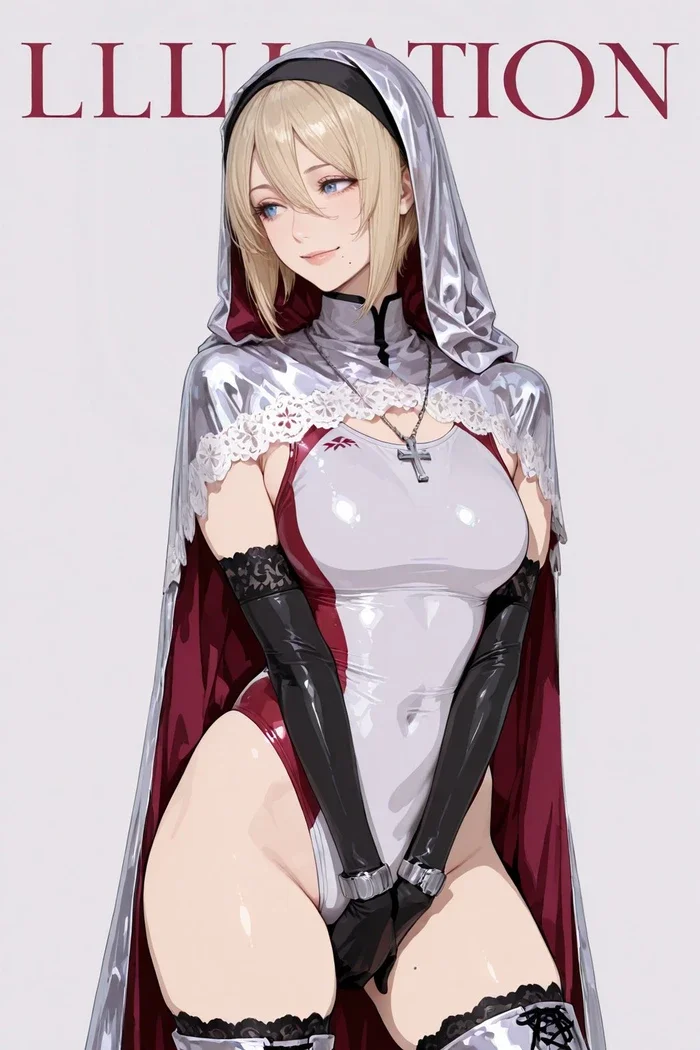 Ảnh nữ tu anime 18+ ngực căng tròn