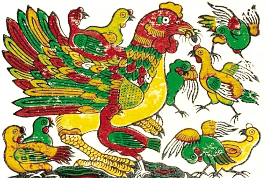 Tìm Hiểu Tranh Đông Hồ Con Gà - Art Việt
