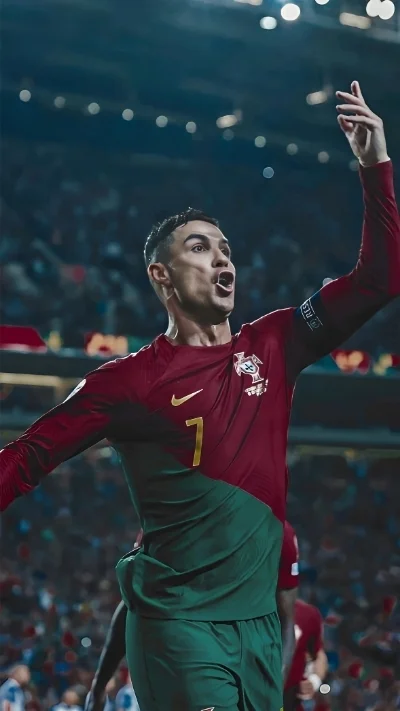 ảnh ronaldo ăn mừng ghi bàn cực ngầu