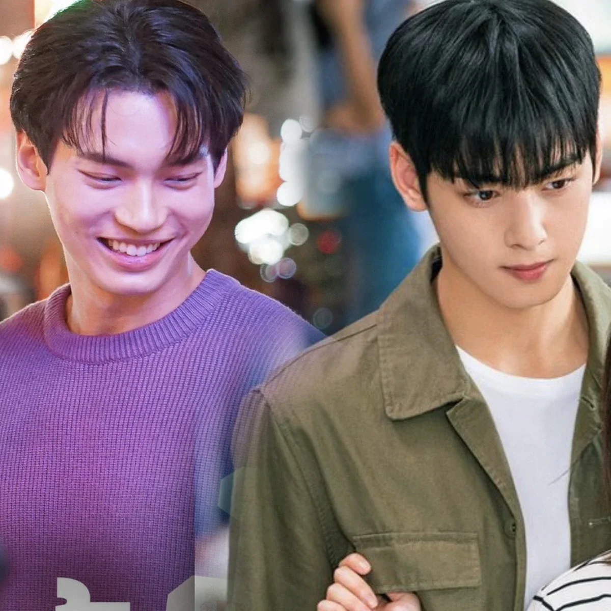 Cha Eun-woo và bạn diễn trong Người đẹp Gangnam