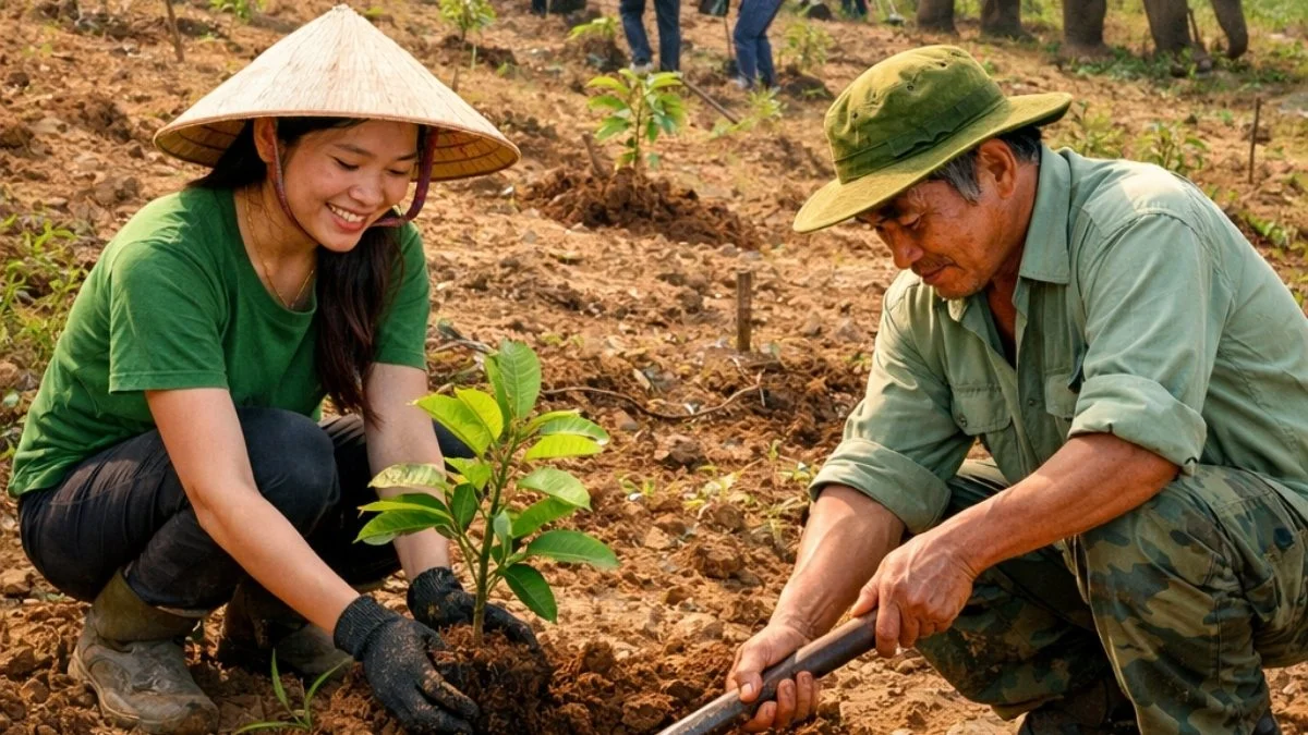 Hình ảnh trồng cây gây rừng - 4