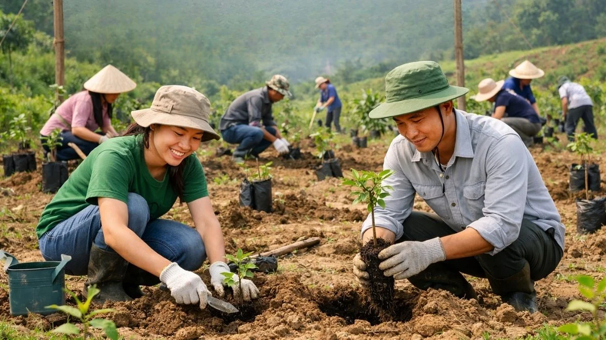 Hình ảnh trồng cây gây rừng - 3