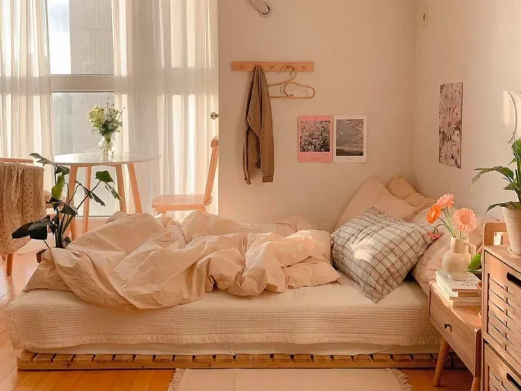 19+ ý tưởng decor phòng ngủ Hàn Quốc nhỏ gọn cực chill (2)