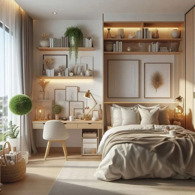 Trang trí phòng ngủ với đèn LED