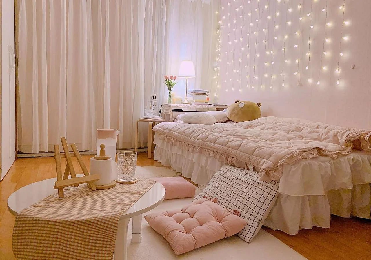 Decor phòng ngủ với gam màu nhẹ nhàng