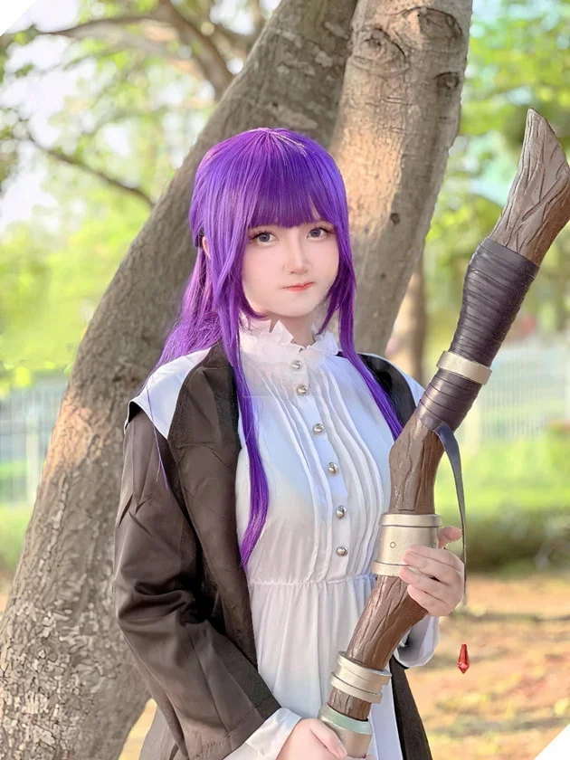 Loạt ảnh cosplay Fern Sousou No Frieren: 'Cà Tím' này xinh phết!