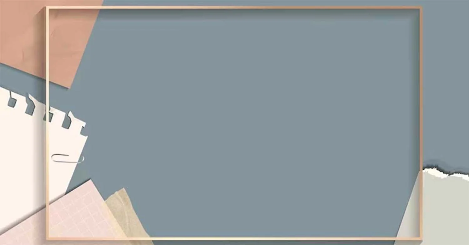 Nền PowerPoint đẹp với khung hình học trừu tượng màu xám và hồng nhạt
