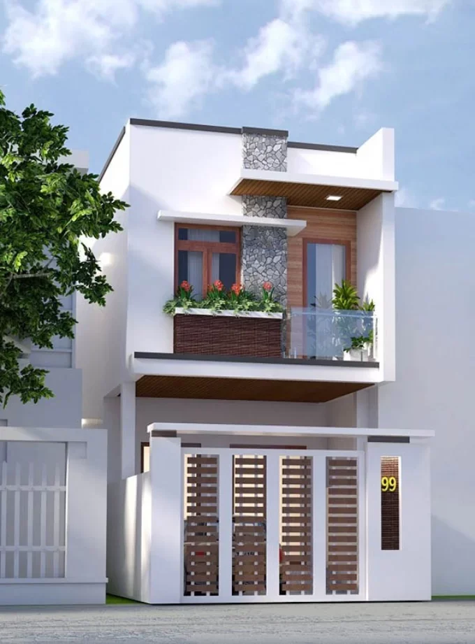 Nhà ống 2 tầng ở Hải Phòng - Mẫu nhà ống nổi bật nhất hiện nay