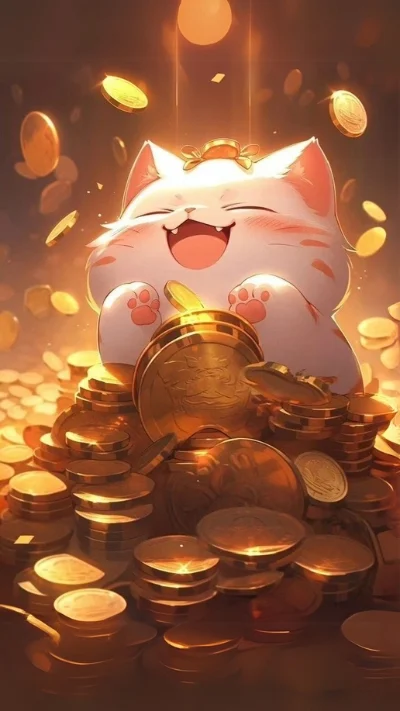 Hình nền mèo Thần Tài
