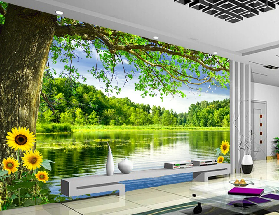 Tranh Dán Tường 3D Phòng Khách 15211457 - In DanaWall