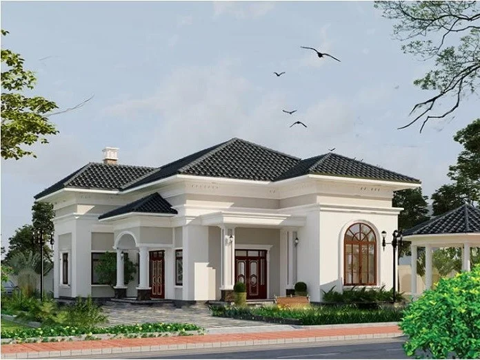 5 Mẫu nhà cấp 4 tân cổ điển đẹp, đơn giản, sang trọng và đẳng cấp