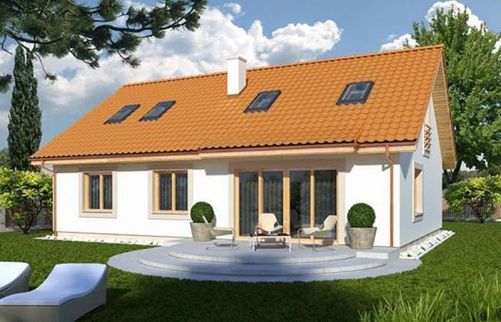 Mẫu nhà cấp 4, 3 gian phù hợp với các cặp vợ chồng cần không gian sống nhưng tiết kiệm kinh phí