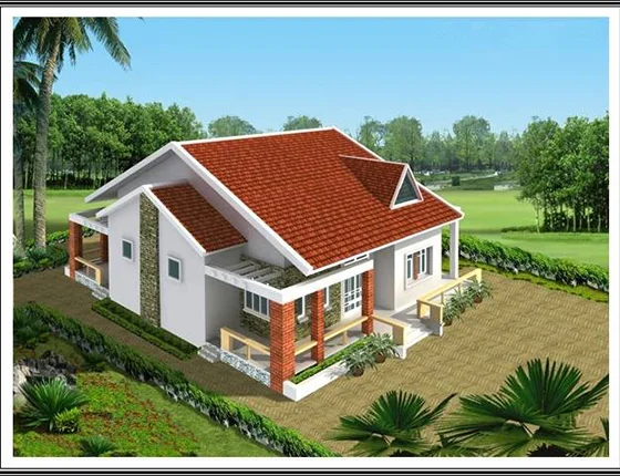 Mau thiet ke nha cap 4 dep